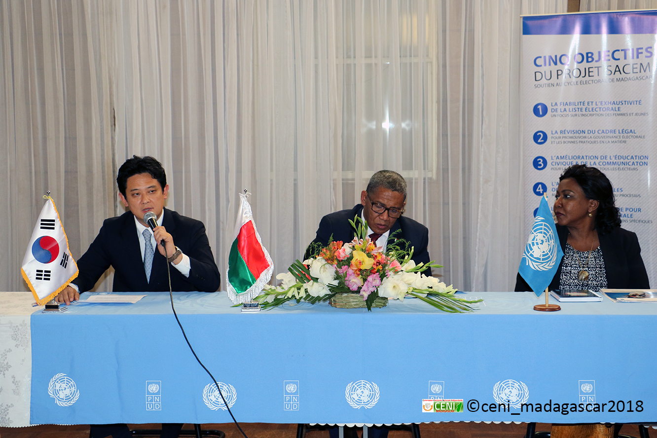 Contribution de la Corée du Sud au processus électoral à Madagascar