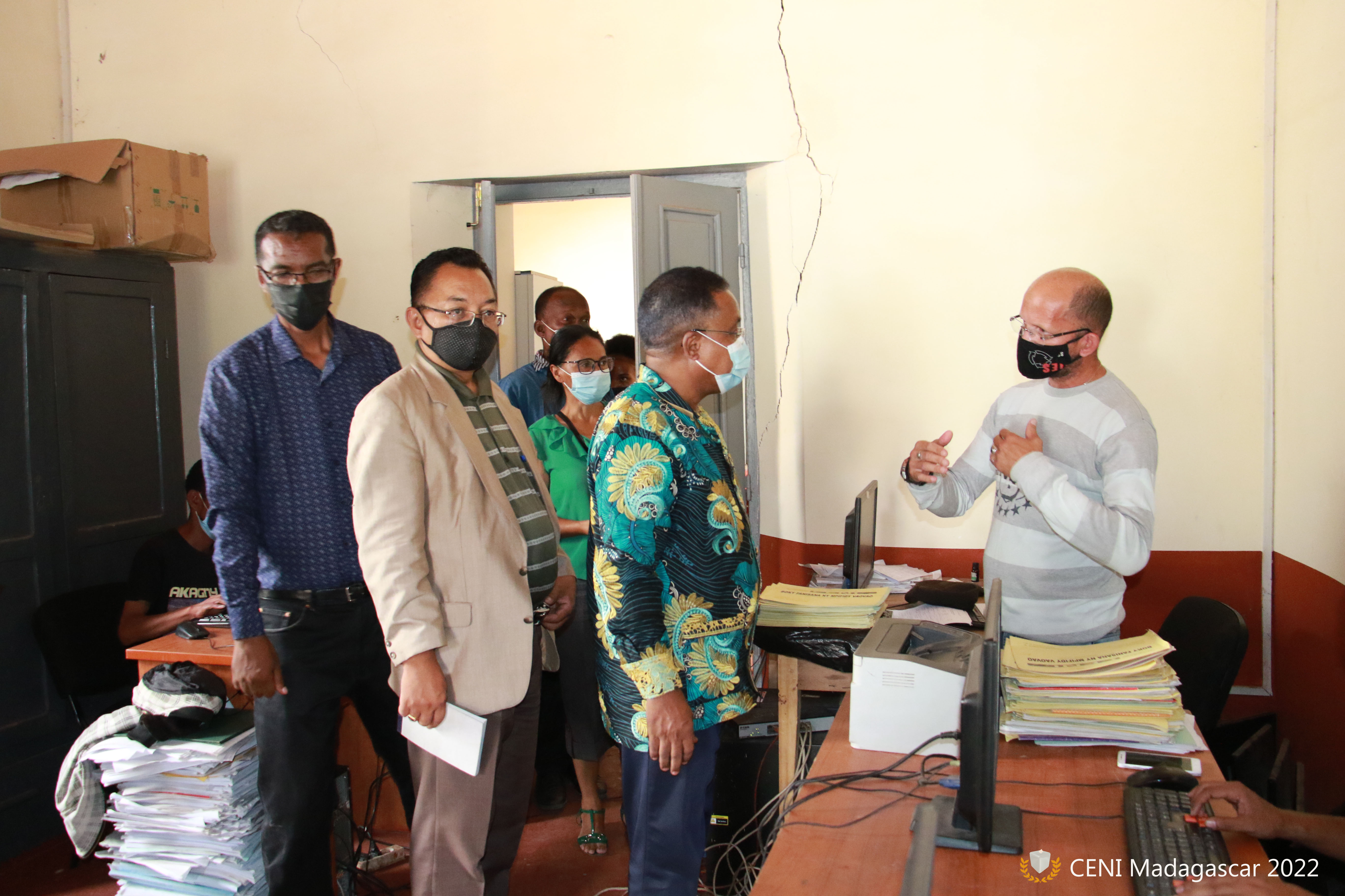 Descente du P.CENI au niveau de la CEP Antananarivo et ses démembrements
